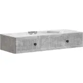 vidaXL Wandgemonteerde Zijtafel Betongrijs 87,5 x 34,5 x 17 cm