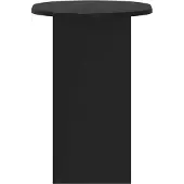 vidaXL Bijzettafel Zwart 50 x 39,5 x 55 cm Bewerkt hout