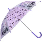 Hello Kitty Paraplu Rainy Days - Paars / Transparant - 60 x 71 x 71 cm - Kinderparaplu