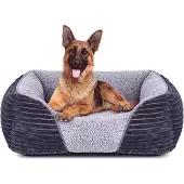 Markenlos Groot hondenbed, comfortabel kussen, extra groot