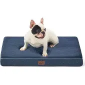 OEM Orthopedisch hondenbed, 61x41x8 cm, wasbaar, gemaakt van traagschuim, marineblauw