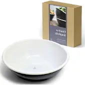 OEM Grote emaille pan, 34 cm - Premium buitenkraan - Grijs