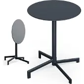 Blumfeldt weerbestendige tuintafel & campingtafel - stabiele, roestvrije bistro eettafel voor binnen & buiten, duurzaam design voor feesten, bruiloften & als praktische statafel