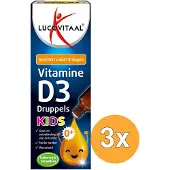 Lucovitaal 3x D3 Vitamine Druppels Kids (50 ml)