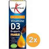 Lucovitaal 2x D3 Vitamine Druppels Familie (50 ml)