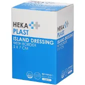 Heka Hekaplast Border Eilandpleister Steriel 5x7cm 50 St Pleister