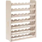 vidaXL Wijnrek 67,5x25x87 cm massief grenenhout