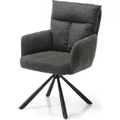 Stolkom SOFIA draaifauteuil 180° metaal 2 stuks