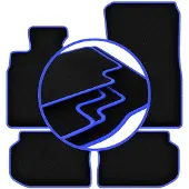 Super Merchant -BLUE automatten voor: BMW 5 F10 sedan (2010-2013)