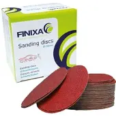 Finixa SPDS Schuurschijven RED 150mm zonder gaten - P120