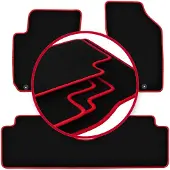 Super Merchant -RED automatten voor: Hyundai Tucson I SUV (2004-2010)