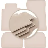 Super Merchant beige matten voor: Mercedes C 190 W201 sedan 1982-1993
