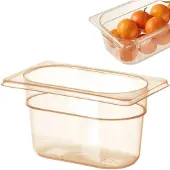 Hendi Gastronorm bak – hoge temperatuurbestendigheid – 0,6L – transparant – 176x108x65 mm