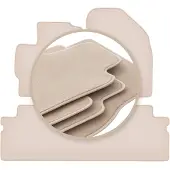 Super Merchant beige vloermatten voor: Toyota Verso minivan 2009-2013