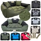 AIO Factory Hondenmand KINGDOG 100x75 cm gepersonaliseerd waterdicht groen