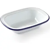 Hendi Rechthoekig wit geëmailleerd schaaltje 175x130mm 621202