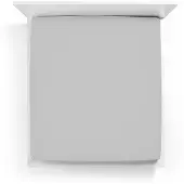 Bella Donna Jersey La Piccola Duo 2 Splittopperhoeslaken 180x190-200 cm mistgrijs-0700