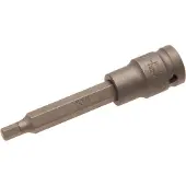 Bgs Kracht dopsleutelbit lengte 100 mm 1/2 inbus 6 mm