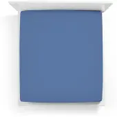 Bella Donna Jersey La Piccola Duo 2 Splittopperhoeslaken 200x190-200 cm zeeblauw-0208