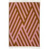Klippan Tangent wollen deken 130x200 cm Pink-carmel