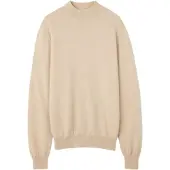 GOBI Cashmere Trui 'Men's Essential Mock Neck Cashmere Sweater' beige