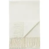 GOBI Cashmere Sjaal 'Unisex Cashmere Fringed Scarf' offwhite