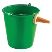 Briconess Groene emmer met drinkbak voor kalveren - 12 liter