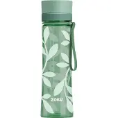 Zoku - Drinkfles 600 ml Green Leaf - Polypropyleen - Groen