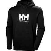 Helly Hansen Hoodie Men Logo Black Black-XXL