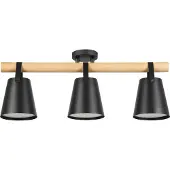 Eglo Plafondlamp Boyle Zwart 3xe27 10w