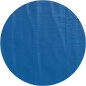 vidaXL Zonne-Badcover Extra Zwaar Ø 250 cm 400 μm Rond PE Blauw