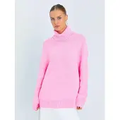 MixRay Losse Pas Turtleneck Gebreide Trui