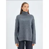 MixRay Losse Pas Turtleneck Gebreide Trui