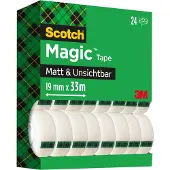 Scotch - Magic e plakband ft 19 mm x 33 m | value pack met 24 rollen