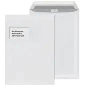 OKI Classic Akte-enveloppen Venster links C4 324 (B) x 229 (H) mm Kleefstrip Wit 90 g/m2 Pak van 250 stuks