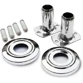 W'eau RVS Verankeringsset zwembadtrap - AISI 316
