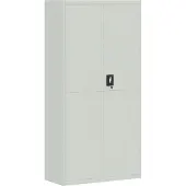 vidaXL Archiefkast 90x40x220 cm staal lichtgrijs