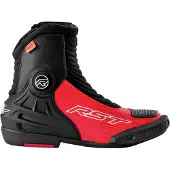 Rst TracTech Evo D3O, korte laarzen geperforeerd ,Zwart/Neon-Rood ,40 EU