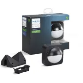 Philips Buiten sensor, Wandmontage, Voor buitengebruik, Zwart, IP54, Kunststof, IP54