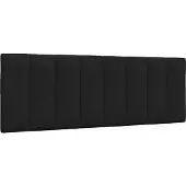 vidaXL Hoofdbordkussen "Hanko" 140 cm stof zwart