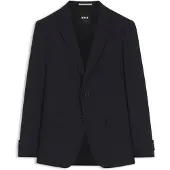 BOSS Slim-fit colbert van scheerwol Maat 60