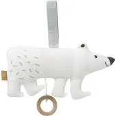 Fresk Polar Bear Rattle Wit