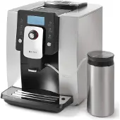 Super Merchant - One Touch Automatische Koffiemachine - 600ml Melkreservoir - Zilver