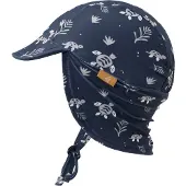 Fresk UV 50+ Zonnehoed voor kinderen 74 – Beschermende Reishoed – Hoofdbescherming Jongens - Blauw - Turtle