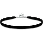 Thomas Sabo - KE1728-331-11-L36v - Halsketting - Dames - Samt - 30-36cm
