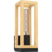 Eglo Houten Muurlamp Nafferton
