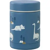 Fresk Dinosaur 300ml Thermal Bag Blauw Kinderen