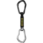 Grivel - Rock Safety Quickdraw Sport Stealth - Klimset 18 cm, grijs