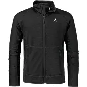 Schöffel Funktionele fleece-jas 'Cascata' zwart / wit