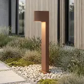 LumenXL Staande buitenlamp Simone - 50 cm roestbruin
